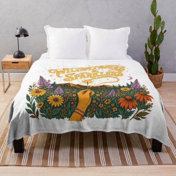 Item preview, Wildflowers and Sparklers Seventies Mountain Night designed and sold by chattsuede.