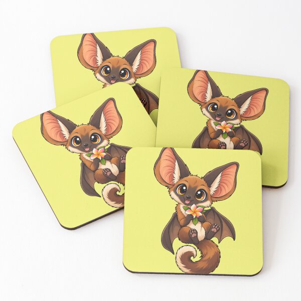 Item preview, Cute Flying Fox Bat T-Shirt – Adorable Kawaii Fruit Bat Animal Lover Gift designed and sold by FashionHubLK.