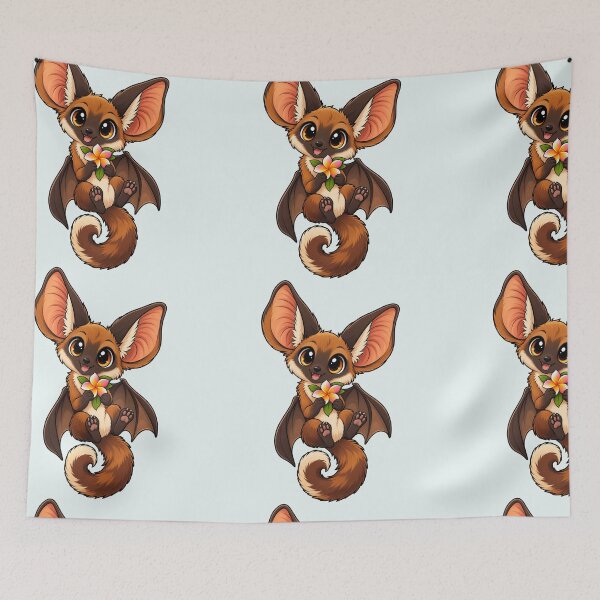 Item preview, Cute Flying Fox Bat T-Shirt – Adorable Kawaii Fruit Bat Animal Lover Gift designed and sold by FashionHubLK.