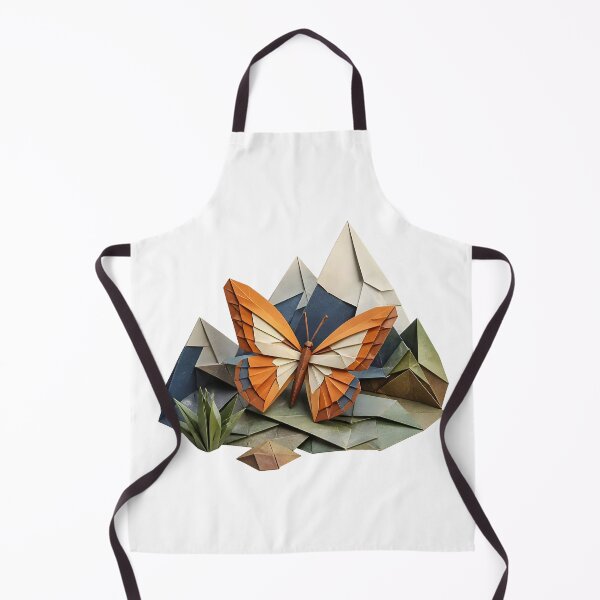 Item preview, Origami Butterfly in a Paper Mountain Landscape designed and sold by Marcu Ioachim.