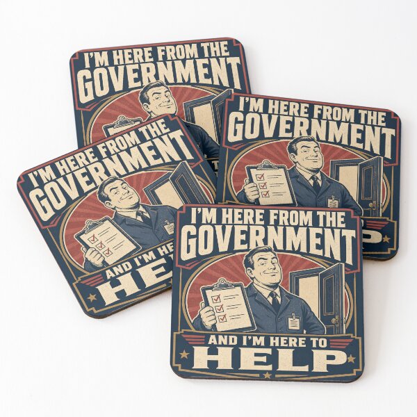 Item preview, I'm Here from the Government designed and sold by Ctrl Alt Bureaucracy.