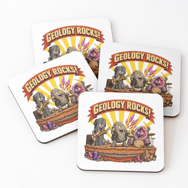 Item preview, Geology Rocks Pun Playful Cartoon Band For Geologists designed and sold by chattsuede.