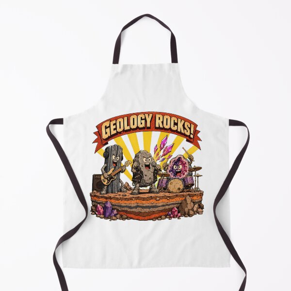 Item preview, Geology Rocks Pun Playful Cartoon Band For Geologists designed and sold by chattsuede.