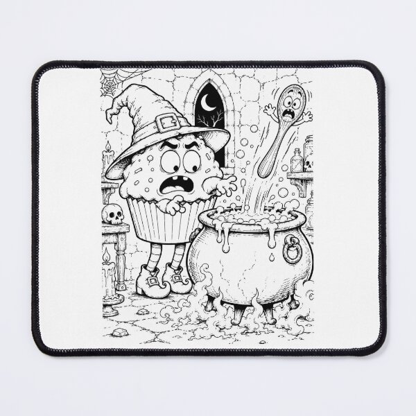 Item preview, Spooky Cupcake Witch Brewing Chaos – Funny Halloween  Food Art designed and sold by ComedyInkFactor.