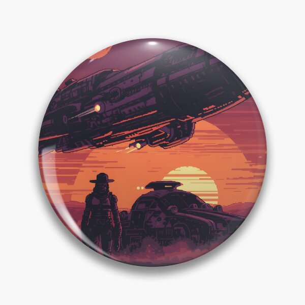 Item preview, Space Outlaw: 16-Bit Retro Alien Frontier designed and sold by ThePixelArchive.