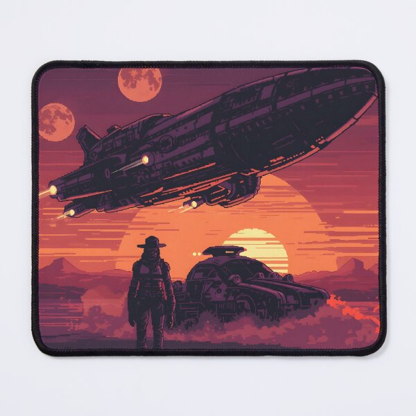 Item preview, Space Outlaw: 16-Bit Retro Alien Frontier designed and sold by ThePixelArchive.
