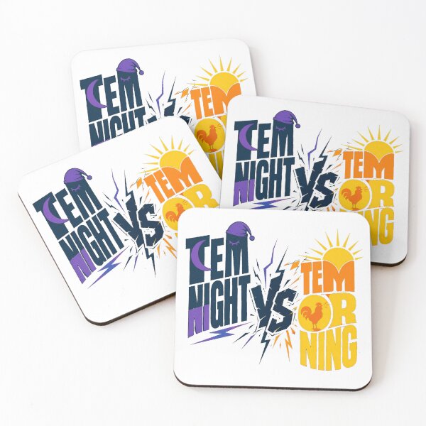 Item preview, Night Owl vs Early Bird Team Night Morning Humor designed and sold by chattsuede.