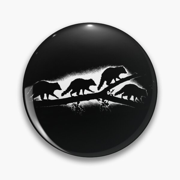 Item preview, Racoonies Raccoon Silhouette AUG-336 designed and sold by noberic.
