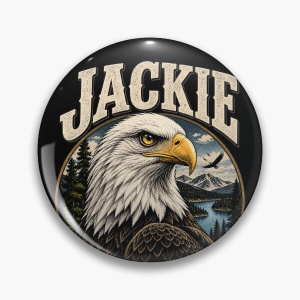 Item preview, Jackie The Big Bear Eagle – California Bald Eagle Wildlife Tribute designed and sold by Dolphin Graphic.