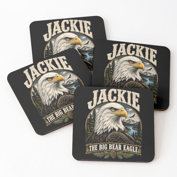 Item preview, Jackie The Big Bear Eagle – California Bald Eagle Wildlife Tribute designed and sold by Dolphin Graphic.