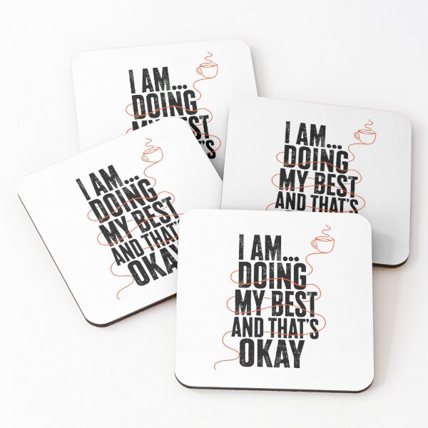Item preview, Coffee Self Care Quote Doing My Best designed and sold by chattsuede.