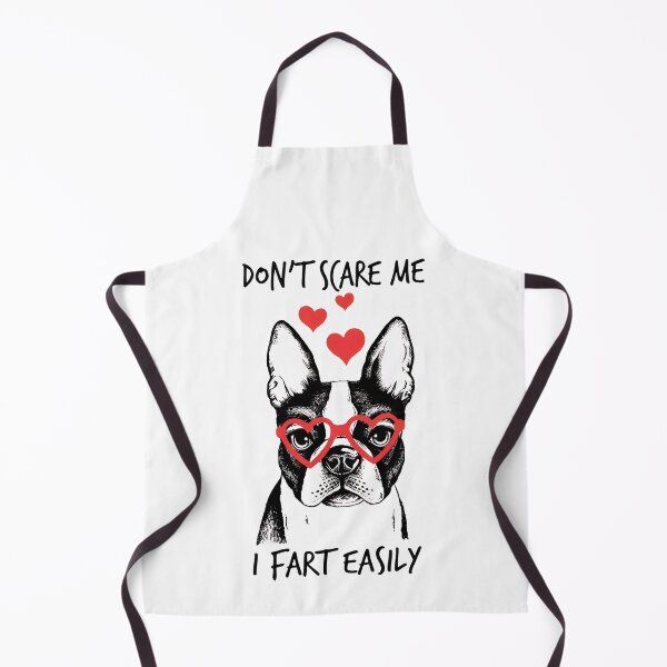 Item preview, Funny Boston Terrier Dog Hearts Fart Easily designed and sold by SoyLamderma.