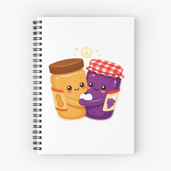 Item preview, Peanut Butter And Jelly Sweetheart Cartoon Food Valentine designed and sold by chattsuede.