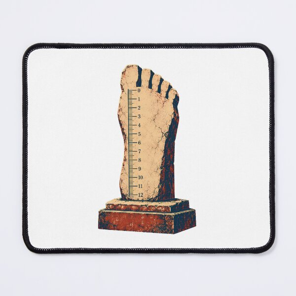 Item preview, Foot Ruler Measurement Pun For Math Teachers designed and sold by chattsuede.