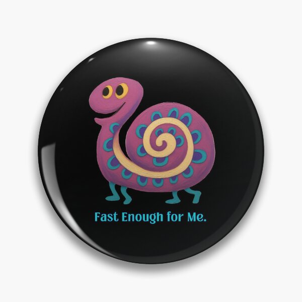 Item preview, Fast Enough for Me - Funny Colorful Snail Creature designed and sold by PatykArt.
