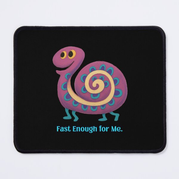 Item preview, Fast Enough for Me - Funny Colorful Snail Creature designed and sold by PatykArt.