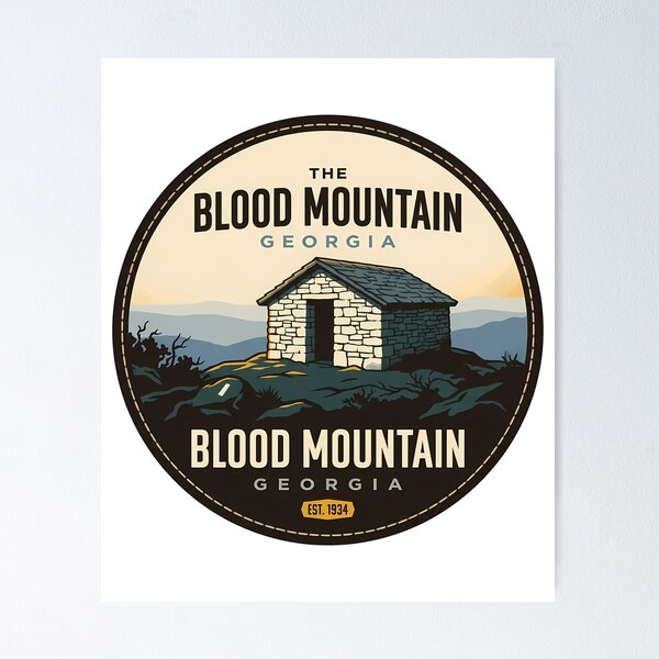 Item preview, Blood Mountain Georgia designed and sold by DetourDgn.