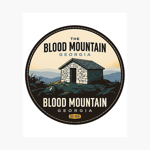 Item preview, Blood Mountain Georgia designed and sold by DetourDgn.