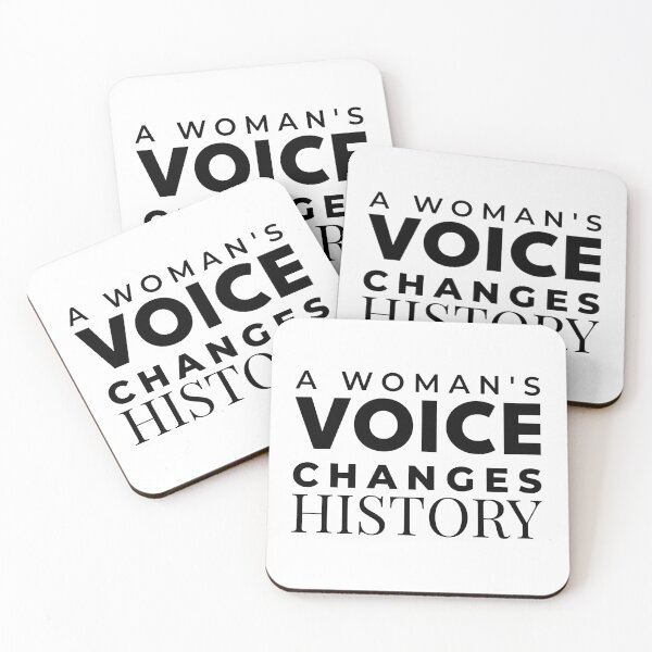 Item preview, A Woman's Voice Changes History Feminist Empowerment designed and sold by Velora Printss.