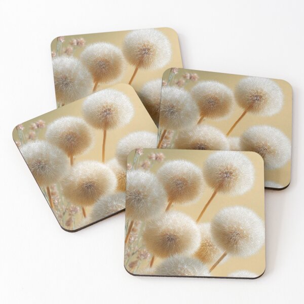 Item preview, Fluffy Dried Dandelion Bouquet Warm Beige Aesthetic Soft Nature designed and sold by LYAN-STORE.
