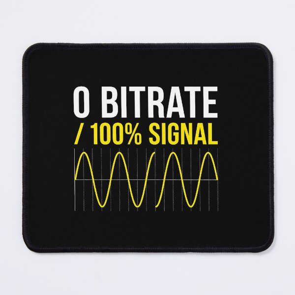 Item preview, Zero Bitrate Sine Wave - Developer IT Humor Tech Geek designed and sold by SplashTastic.