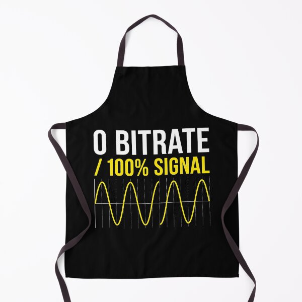 Item preview, Zero Bitrate Sine Wave - Developer IT Humor Tech Geek designed and sold by SplashTastic.