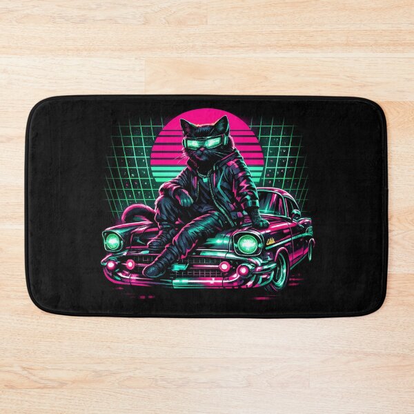 Item preview, TJ Maxx AI Chevy Shirts - Neon Matrix Cat Cyber Chevy designed and sold by teemix.