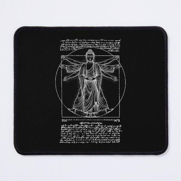 Item preview, Yoga Buddha Vitruvian Man Leonardo Da Vinci Sacred Geometry designed and sold by GrandeDuc.