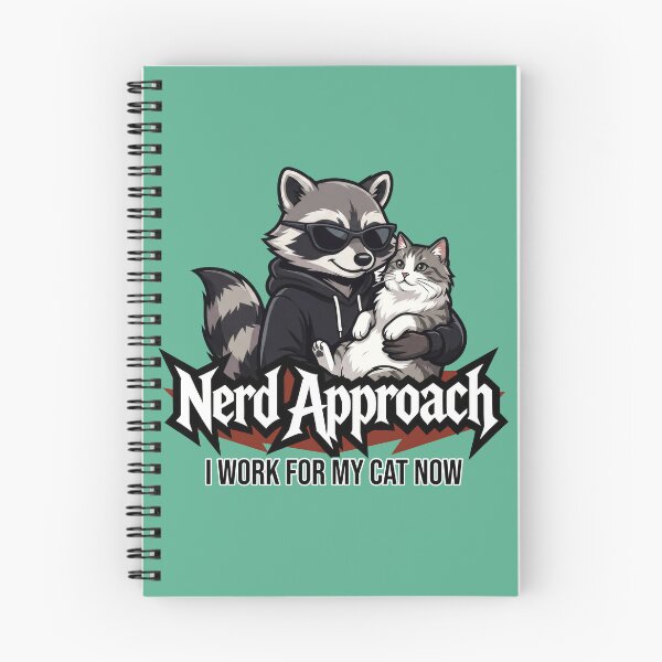 Item preview, Obsessive Cat Lover Raccoon, Serious Cat Person designed and sold by NerdApproach.