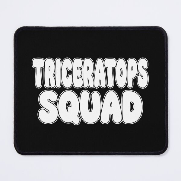 Item preview, Triceratops Fan Squad Graphic Art AUG-340 designed and sold by noberic.