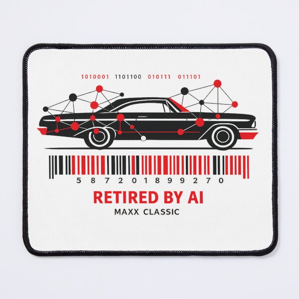 Item preview, Retro Future AI Chevy Thrift Barcode designed and sold by teemix.