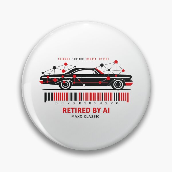 Item preview, Retro Future AI Chevy Thrift Barcode designed and sold by teemix.