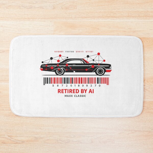 Item preview, Retro Future AI Chevy Thrift Barcode designed and sold by teemix.