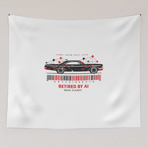 Item preview, Retro Future AI Chevy Thrift Barcode designed and sold by teemix.