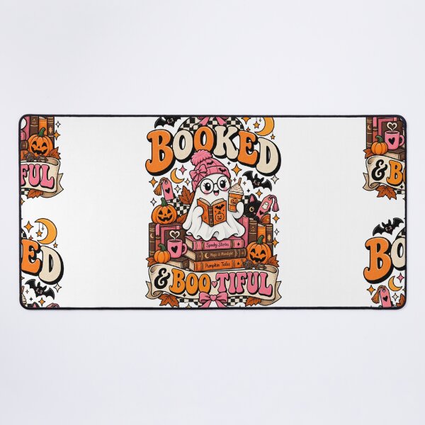 Item preview, Booked & Boo-tiful – Cute Ghost Book Lover Halloween designed and sold by LifeProApperal.