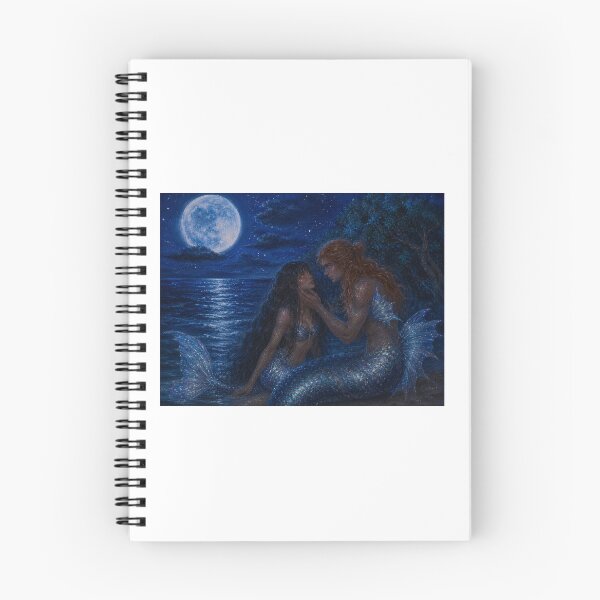 Item preview, A Moonlit Mermaid and Merman Romance designed and sold by Aquamarineelle.