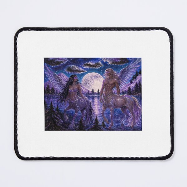 Item preview, Two Mystical Centaurs Standing by the Water designed and sold by Aquamarineelle.