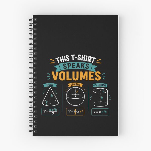 Item preview, Funny Mathematics Science Maths Speak Volumes Geometry designed and sold by farhanhafeez.