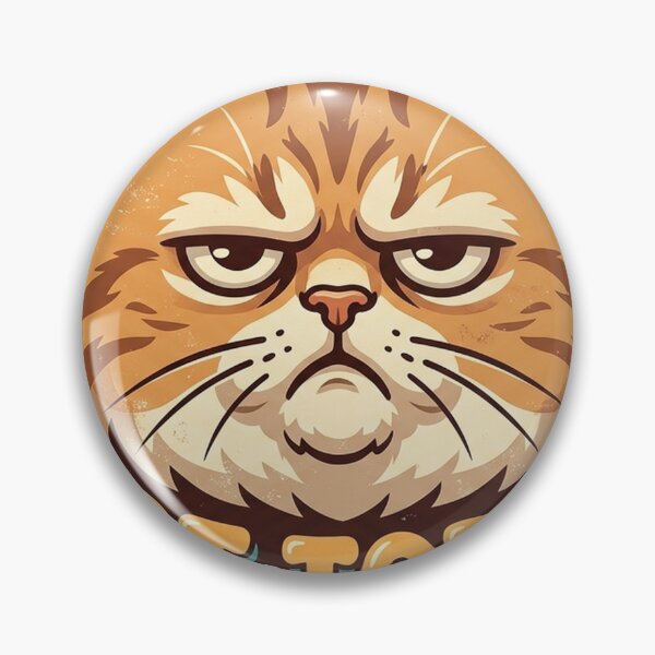 Item preview, Not Today Funny Sleepy Cat Retro Sticker designed and sold by RoyArt0.