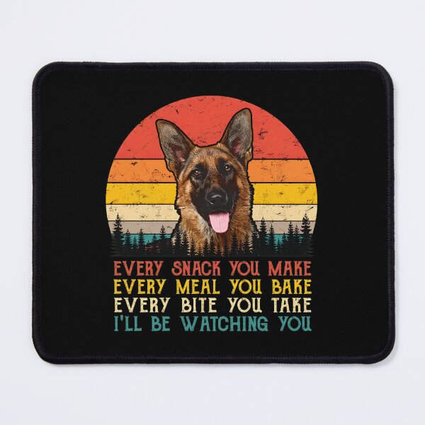 Item preview, German Shepherd Watching You Sunset Retro Dog Owner designed and sold by SoyLamderma.