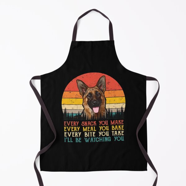 Item preview, German Shepherd Watching You Sunset Retro Dog Owner designed and sold by SoyLamderma.