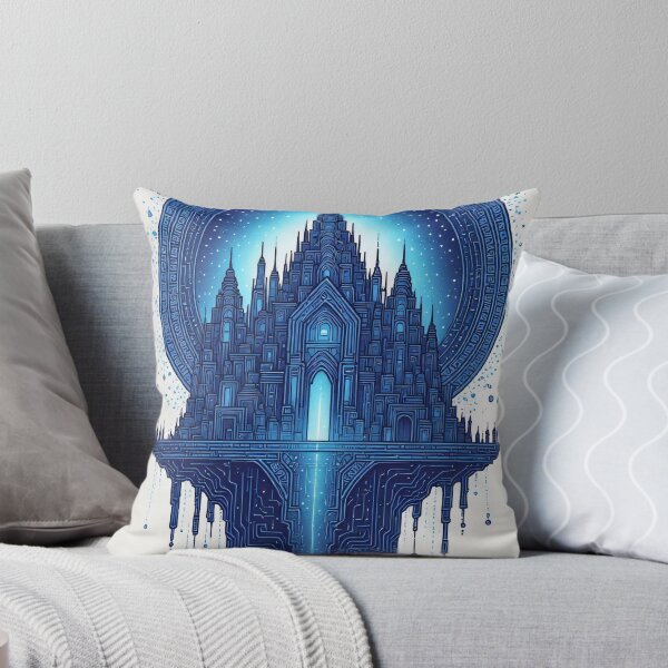 Item preview, The digital marvel: a floating blue high-tech city designed and sold by Mianku | Für das Leben.
