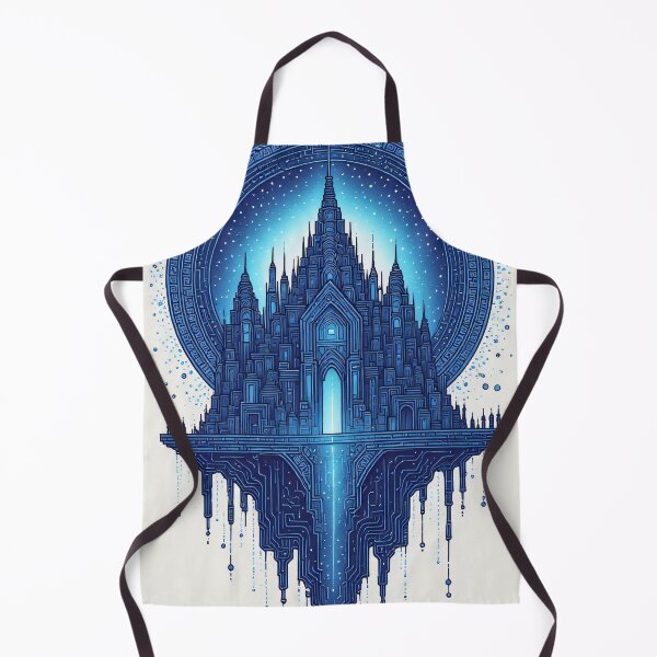 Item preview, The digital marvel: a floating blue high-tech city designed and sold by Mianku | Für das Leben.