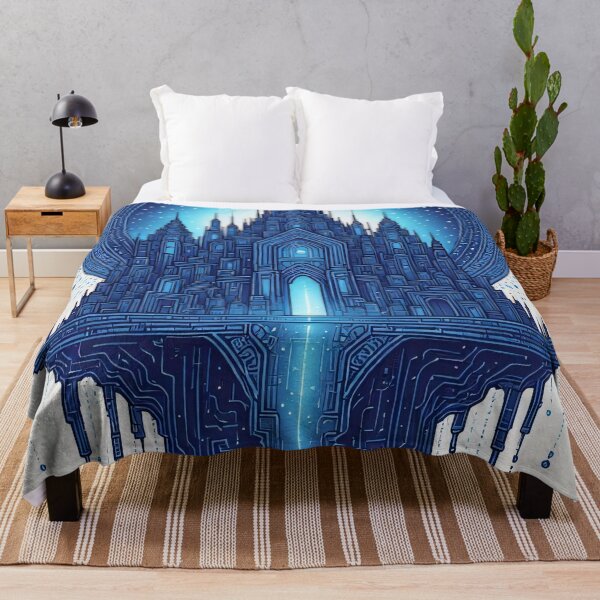 Item preview, The digital marvel: a floating blue high-tech city designed and sold by Mianku | Für das Leben.