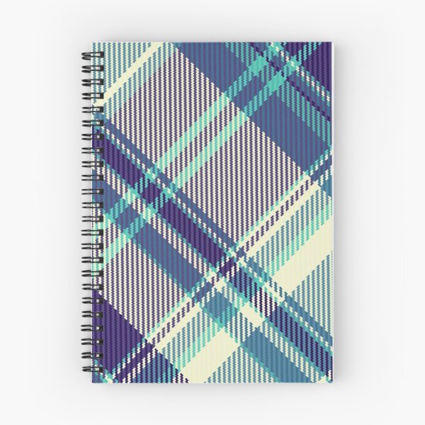 Item preview, Teal and Purple Diagonal Tartan Plaid Seamless Pattern designed and sold by LYAN-STORE.