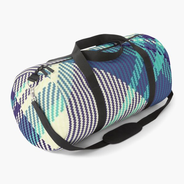 Item preview, Teal and Purple Diagonal Tartan Plaid Seamless Pattern designed and sold by LYAN-STORE.