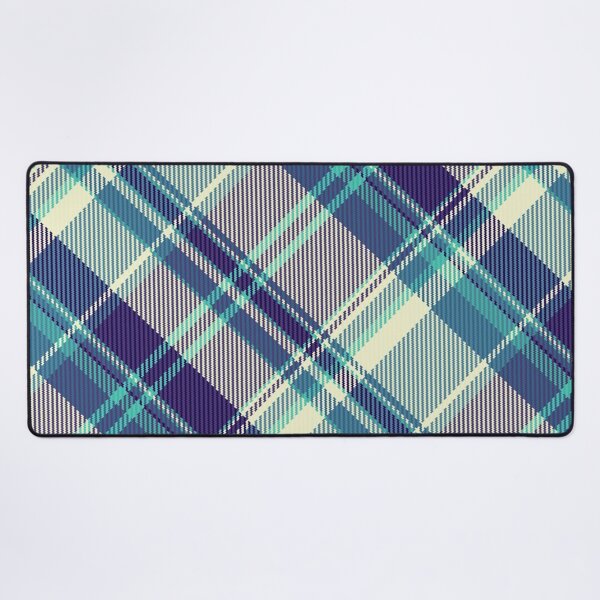 Item preview, Teal and Purple Diagonal Tartan Plaid Seamless Pattern designed and sold by LYAN-STORE.