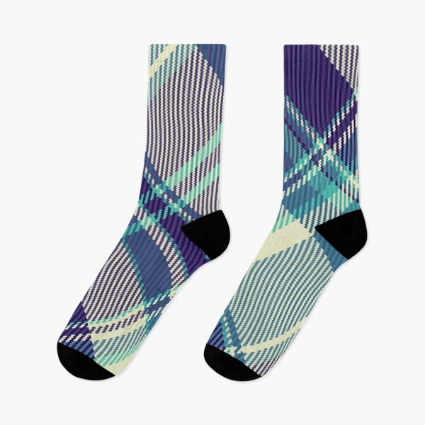 Item preview, Teal and Purple Diagonal Tartan Plaid Seamless Pattern designed and sold by LYAN-STORE.