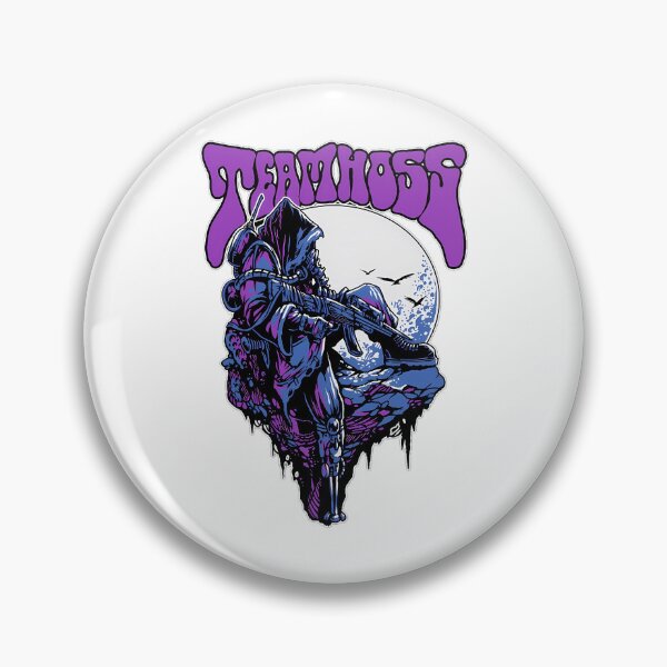 Item preview, Cyberpunk Soldier in Hood Sitting on Rock Under Moon designed and sold by RosaReinger.