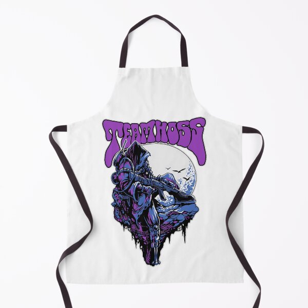 Item preview, Cyberpunk Soldier in Hood Sitting on Rock Under Moon designed and sold by RosaReinger.